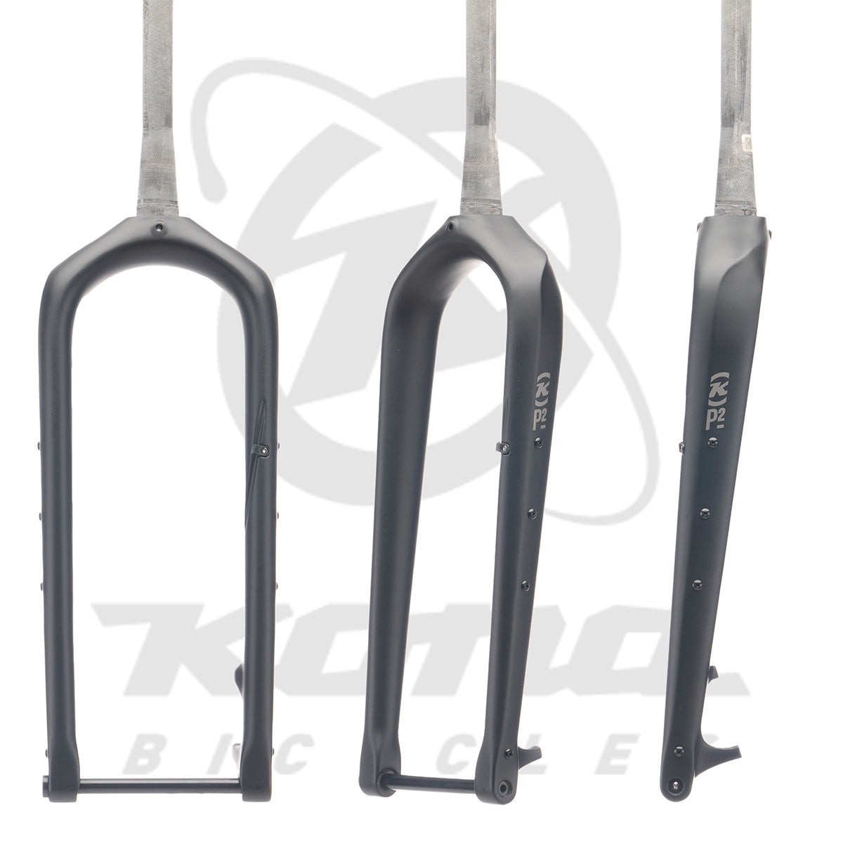 Fork- Woo- carbon- 515mm A/C, 51mm OF, 15x150 TA, PM disc, matte black