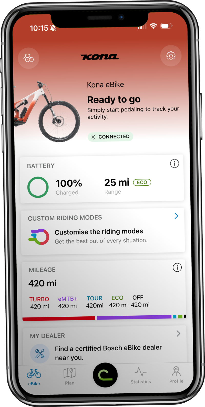 Kona Remote 160 CR Flow App